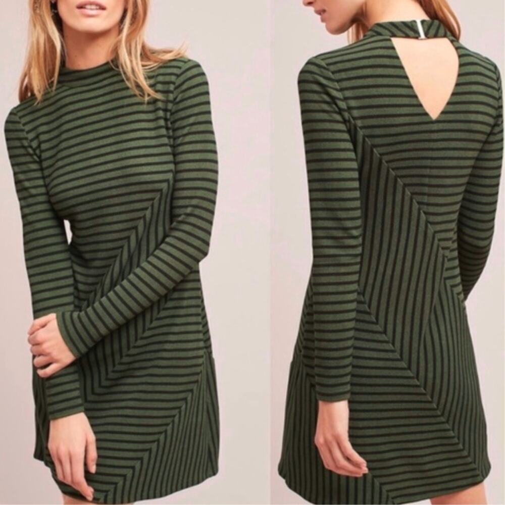 Hutch from Anthropologie Women’s Size Small Structured Knitwork Striped Dress